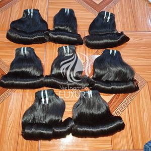 Extensions de cheveux Remy du Vietnam de haute qualité à prix de gros, tissage de cheveux, boucles rebondissantes, meilleures pièces, sans nœuds, trame unique, fiable - Product Image 3