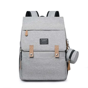 PU Oxford Women's Backpack Zipper Closure Soft Handle <b>Square</b> Shape Casual Daily Use OEM Supply - Product Image 1