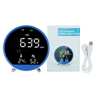 Monitor Kualitas Udara Digital 400-5000ppm dengan Sensor NDIR |   Alat Pengukur Suhu & Kelembapan CO2 untuk Kantor, Sekolah & Rumah (OEM)