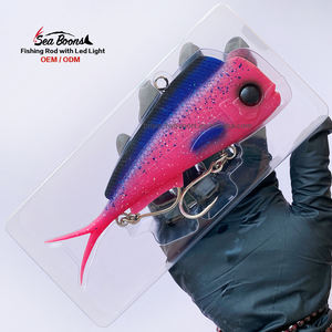 100g 120g <span class=keywords><strong>Soft</strong></span> Vibe Lure pesca isca molde plástico macio Água salgada Barramundi Vibração Bait <span class=keywords><strong>Soft</strong></span> Vibe iscas de pesca - Product Image 3