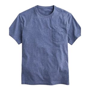 Camiseta de algodón de alta calidad para hombre, colores personalizados, bolsillo en el pecho en blanco, ropa informal de manga corta, camisetas de poliéster de talla grande - Product Image 1