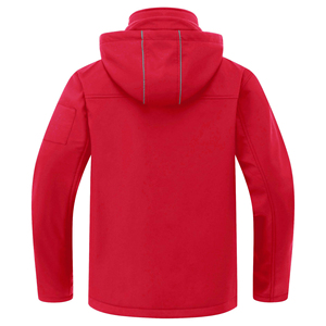 Vestes de sports d'hiver OEM d'extérieur logo personnalisé coupe-vent respirant manches longues veste softshell pour hommes - Product Image 2