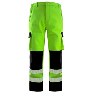 Conjunto de Chaqueta y Pantalones de Trabajo de Protección Laboral de Forro Polar de Cintura Media Casual de Otoño para Hombre - Product Image 4