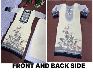 คอลเลคชั่นปาลาซโซสำหรับผู้หญิงเสื้อผ้าลายดิจิทัลบนผ้าจอร์เจียเทียมสวมใส่แนวชนเผ่าที่สวยงาม - Product Image 4