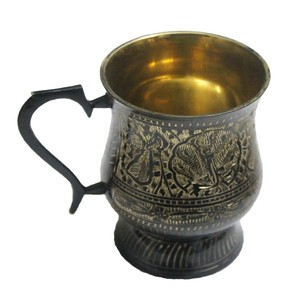 Handcrafted Brass Beer Stein 18 oz Vintage <b>Mug</b> Antique Finished Brass Beer <b>Mug</b> No Lining Ice Cold Drinkware Royal Style <b>mug</b> - Product Image 2