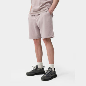2025 <b>Men's</b> Cotton Acid Washed Knee-Length <b>Shorts</b> Heavy French Terry <b>Elastic</b> <b>Waistband</b> Comfort Drawstring Custom Logo Hip Hop - Product Image 6