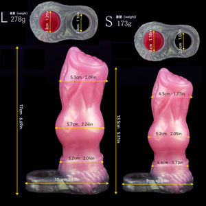 Manchon de pénis en silicone souple YOCY Wolf Dog, <span class=keywords><strong>taille</strong></span> <span class=keywords><strong>S</strong></span> L, jouet sexuel pour hommes, élargissement du pénis, gaine de fantaisie, gode portable, préservatif pour adultes - Product Image 6