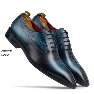 Al Aire Libre boda calzado zapatos de cuero botas de lujo táctico de marca de negocios zapatos de cuero al por mayor OEM - Product Image 3