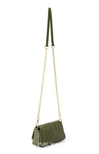 Mini Bolso Italiano Hecho a Mano en Cuero Genuino con Correa Corta y Correa de Cadena - Product Image 3