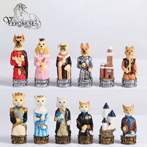 Juego de Ajedrez VERONESE DESIGN de 6 Pulgadas - Ejército Árabe vs. Cruzado - Artesanía de Resina Pintada a Mano de Lujo para Decoración del Hogar y Coleccionismo de Arte - Product Image 6