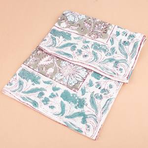 Handblock Cotton <b>Bandana</b> <b>Paisley</b> Floral Headband Face Coverup - Product Image 5