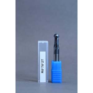 METALDUR 10*75 2FLUTE BALLNOSE NOIR 55HRC ALTiAN COATED End MILL pour FRAISEUSES ODM & OEM SUPPORT PERSONNALISÉ - Product Image 1