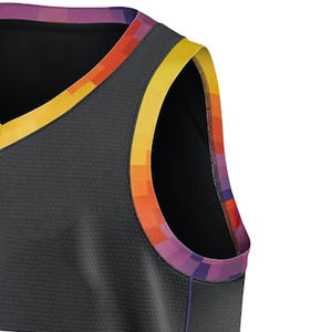 Maillot de basket-ball d'été doux et respirant grande taille haut léger confortable sur mesure vêtements de sport antibactérien à séchage rapide - Product Image 4