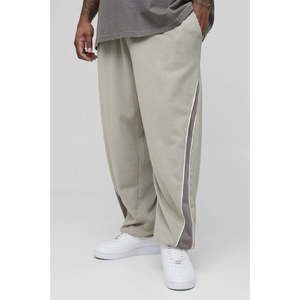 Casual Elastic Waist <b>Straight</b> <b>Pants</b> With Reflective Stripe For Men Solid Polyester Quick Dry Custom Logo Sports Trousers <b>Pants</b> - Product Image 4
