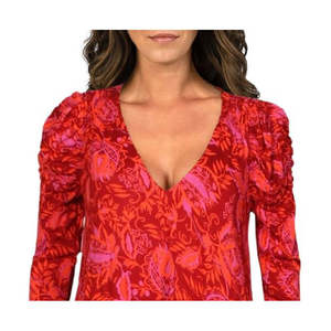 Top da donna Free People stile Boho con scollo a V e dettaglio a goccia, taglia Small, traspirante - Product Image 2