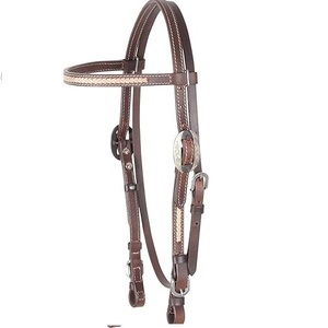 สายคาดศีรษะม้าแบบหนังดิบพร้อมเชือกผูก - Product Image 1