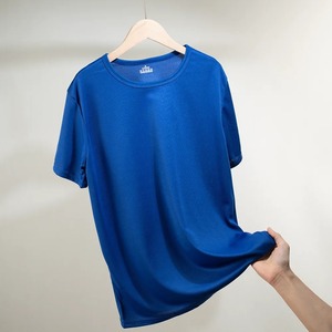 T-shirt 100% coton, T-shirt manches courtes col rond doux et respirant, unisexe simple et élégant - Product Image 2