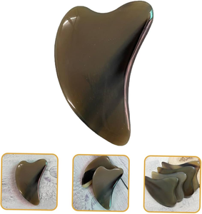 Grattage naturel corne de buffle Gua Sha conseil excellente qualité beauté produits de soins de santé Gua sha masseur outil - Product Image 3
