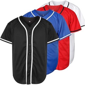 เสื้อเบสบอลแขนสั้นสำหรับผู้ชายเสื้อเบสบอล - Product Image 1