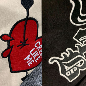 Veste universitaire pour homme, style baseball, 2025, manches en cuir, logo brodé en chenille, tissu universitaire - Product Image 5