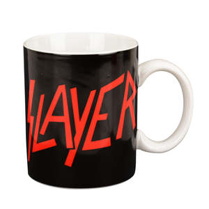 Taza de Camping con Tapa y Diseño Novedoso con Logotipo de SLAYER, Moderna, con Capacidad de 150ml/200ml/600ml/900ml, Apta para Microondas, Segura para Cafeterías - Product Image 1