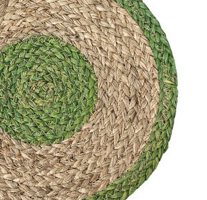 2024 Classic High Quality Eco-friendly Bamboo Seagrass <b>Mat</b> Unique Square Placemat for Wedding Decor Kitchen Accessories for Home - Product Image 5