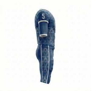 Uniforme de football américain léger et personnalisé, manches courtes, sangle réglable, 100% polyester, respirant, antibactérien, séchage rapide - Product Image 3