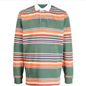 2025 New <b>Men's</b> Long Sleeve Rugby Polo <b>Shirt</b> Sports Black & White Striped Rugby <b>Shirt</b> <b>Men</b> High Quality Rugby polo <b>shirts</b> - Product Image 1