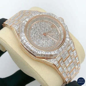 Montre Royal Oak étincelante de 41 mm avec mouvement ETA et bracelet authentique - Product Image 4