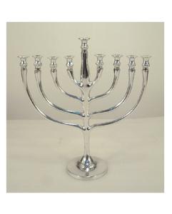 Religious Custom Jewish Exclusive Hanukkah Brass Menorah Home & Party Decoration <b>Candle</b> <b>Stand</b> & 9 Branches Hanukkah Holder - Product Image 5