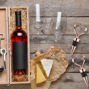 Tapón de botella de vino en forma de corazón Corchos reutilizables a prueba de fugas para botella estándar Cubierta de vino elegante - Product Image 4