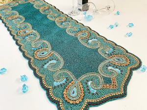 MS Handicraft Luxury <b>Beaded</b> Table <b>Placemat</b>-Handmade Non-Slip & Durable - Product Image 6
