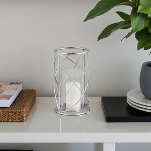 Porte-bougie de style classique avec décoration moderne en métal pour la maison, élégant porte-objets, pot à bougie unique pour couverts - Product Image 2