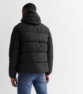 Chaqueta de invierno para hombre, abrigos cálidos sólidos, chaqueta acolchada deportiva de invierno, chaqueta acolchada de algodón para exteriores con cuello levantado para hombre - Product Image 5