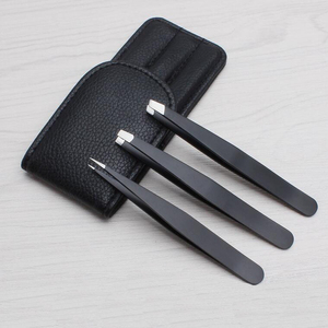 Pinces à épiler de marque privée, pinces à épiler, pour Volume, en acier inoxydable, accessoires courbés - Product Image 3