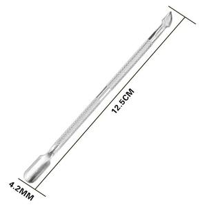 1/2 Piezas de Removedor de Esmalte de Uñas de Acero Inoxidable, Accesorios de Arte, Removedor de Cutículas, Raspador, Removedor de Esmalte de Gel, Set de Removedor de Arte de Uñas - Product Image 5