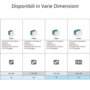 Vimar blu scatola da incasso luce 201x515 x80v70010 accessori di cablaggio - Product Image 5