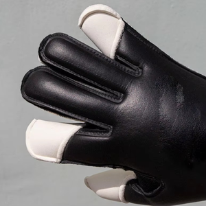 Gants de gardien de but de football en latex haute mousse avec protection des doigts, enveloppe hybride pour les doigts et le pouce, découpe hybride, impression en silicone au dos de la main - Product Image 3
