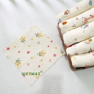 Sản Phẩm Mới 100% Bông Gạc Dệt Bé Vải Bé Tắm Khăn Crepe Trẻ Em Chăn Bé Nap Quấn Khăn Vải Vải Muslin Vải - Product Image 6