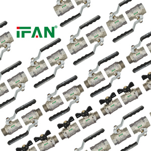 วาล์วน้ำแรงดันสูง IFAN แบบควบคุมการไหลของน้ำ พร้อมด้ามจับยาว ผลิตจากทองเหลืองตีขึ้นรูป วาล์วบอลทองเหลืองแบบเกลียวสำหรับใช้งานกับน้ำ - Product Image 1
