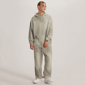 Conjuntos Deportivos Personalizados al por Mayor con Logotipo, Estilo Vintage, Oversize, Lavado Ácido, Elásticos en 4 Direcciones, Transpirables, de Dos Piezas - Product Image 5