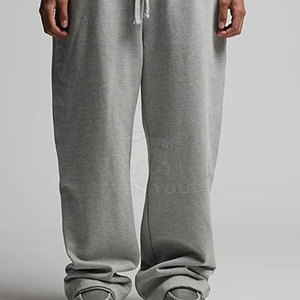 Pantalon décontracté pour homme, confortable, à double taille, coupe droite, brodé, doublé polaire, 100% coton, qualité supérieure, sur mesure, marque personnalisée - Product Image 4