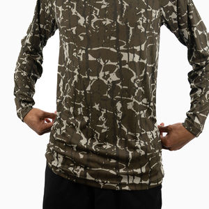 Camiseta de Pesca Personalizada con Diseño Sublimado, Protección UV de Manga Larga, Secado Rápido, UPF50, para Hombre, Spandex/Poliéster, Color Sólido - Product Image 5