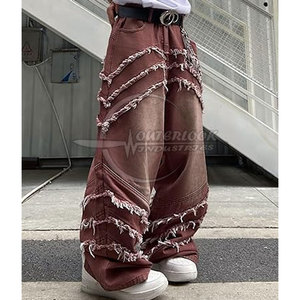 Latest Design OEM Service Wide Leg <b>Jeans</b> Pant For Men Comfortable Premium Quality Men <b>Jeans</b> Pants - Product Image 6