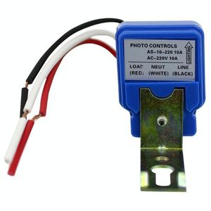 AS-10 220V 10A <b>Waterproof</b> Street <b>Light</b> Sensor <b>Switch</b> - Product Image 1