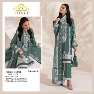 Latest New Exclusive Designer Heavy Faux Georgette With Embroidery Sequence Work Suit Wholesale Collection By Royal Export