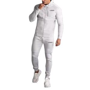 Survêtement Homme Léger en Polyester/Coton à Manches Longues Décontracté Séchage Rapide Respirant Col Montant Poches Latérales OEM - Product Image 5