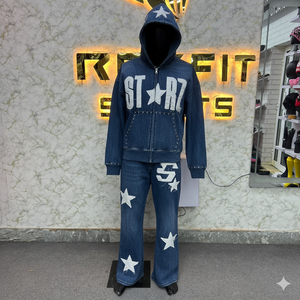 Chándal con cremallera de bajo precio de diseño único de calidad fina impresa por el fabricante para hombre, chándales de nuevo diseño de estilo único para hombre - Product Image 6