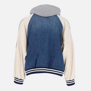 Chaquetas vaqueras profesionales más vendidas para hombre Chaqueta vaquera de alta calidad con estampado de logotipo personalizado informal de temporada de invierno para hombre - Product Image 3