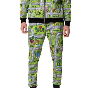 Impression graphique Hommes Survêtement En Gros Conception Personnalisée Sublimation Gym Fitness Ensemble Regular Fit Confortable Coton Survêtements - Product Image 4